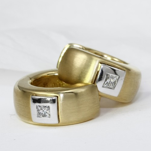 Ohrringe creolen 585 gold - ohrringe,