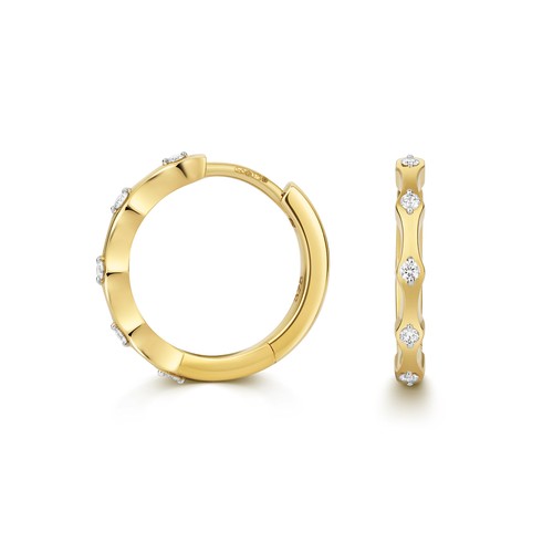 Gold diamant paar - gold,