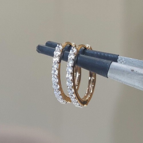 Kleine creolen aus echtem - creolen, 14