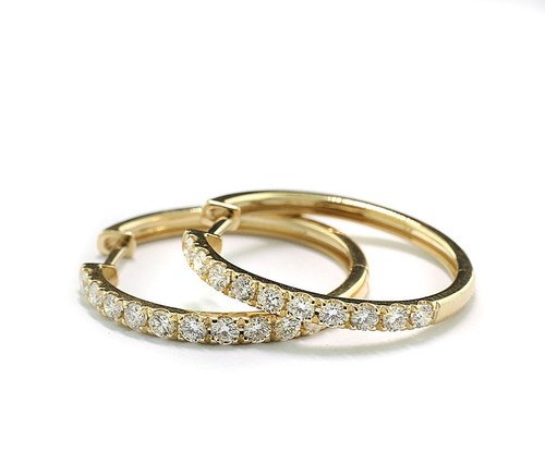 Diamant creolen brillanten - diamant-creolen,
