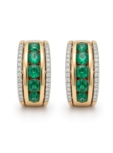 Gold 585 karat - 14, ohrringe