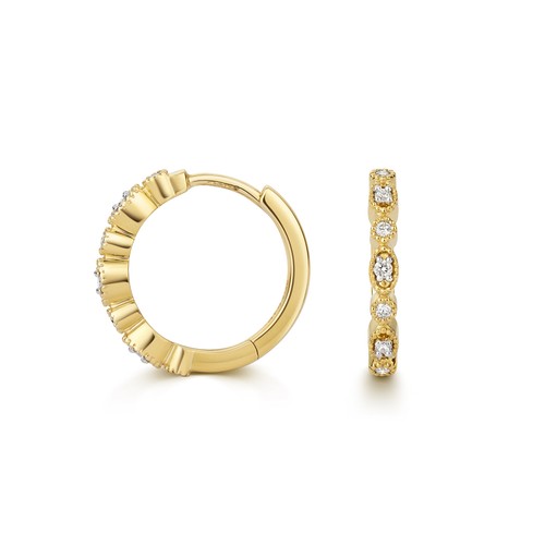 Gold diamant paar - gold,