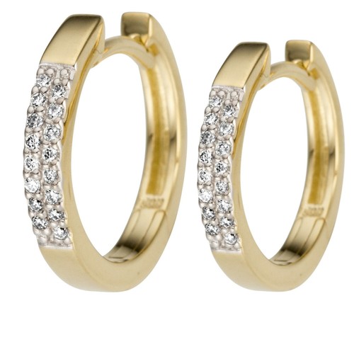 Damen ohrringe rund - mm,