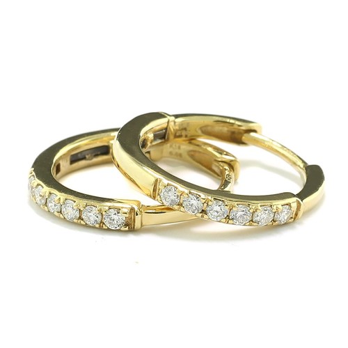 Brillant creolen diamanten - brillant,