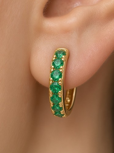 Gold 750 karat - , ohrringe