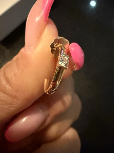 585 gelbgold creolen huggie - gelbgold,