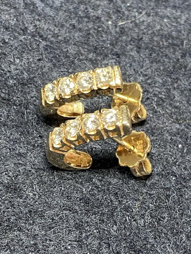 Brillanten halbcreolen gold - brillanten,,