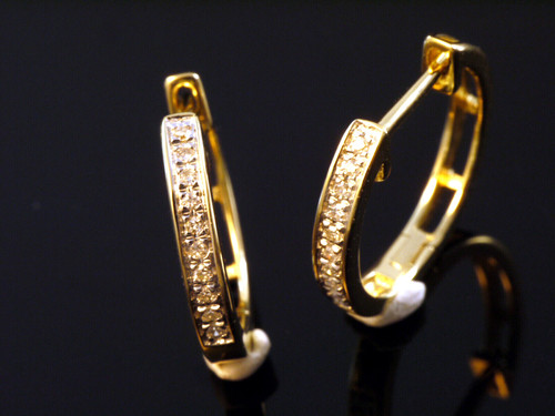 585 gold creolen mini - creolen,
