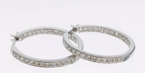 Paar gold brillant - 18,