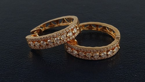 Creolen 750 rosegold - creolen,