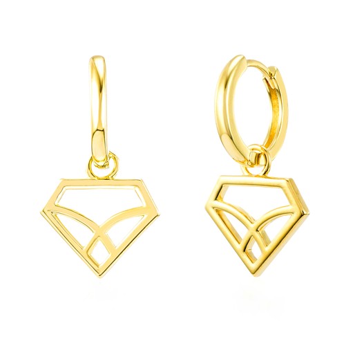 Damen ohrringe gold vergoldet - ohrringe,