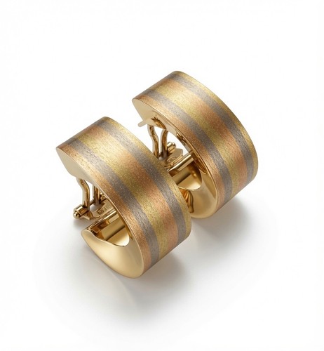 Gold 585 karat ohrringe - ✅gold,