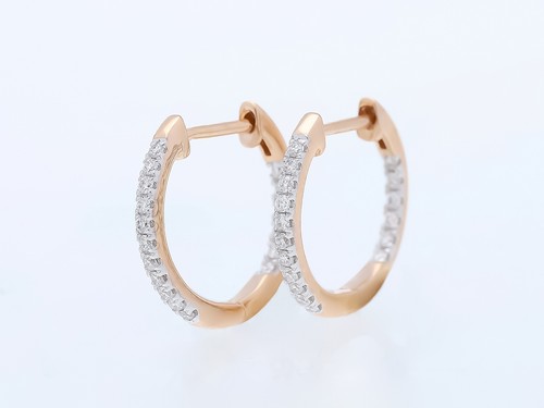 Ohrringe brillanten creolen - ohrringe,