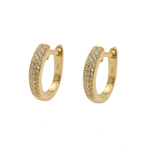 Echt gelb gold 585 scharnier - gold,