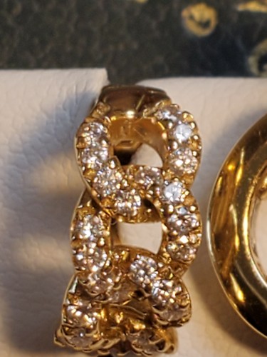 Diamantohrringe mit karat - 18,