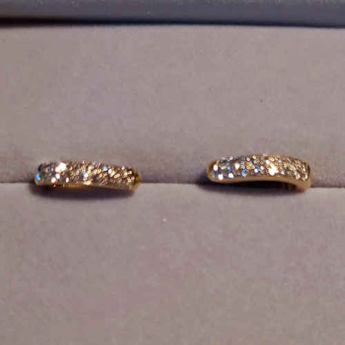 Ohrringe creolen 18k 750 gg - ohrringe,, 18k/750