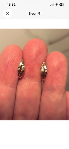 Klappcreolen 333 mit diamanten - 333,