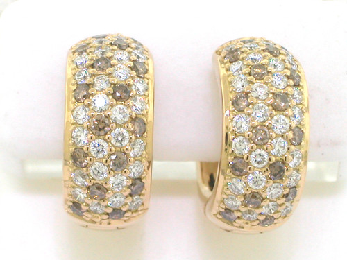 Brillant creolen 750 - brillant, gelbgold