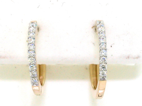 Brillant creolen 585 gelbgold - brillant,