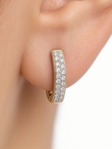 Gold 585 karat ohrringe - 585, 14